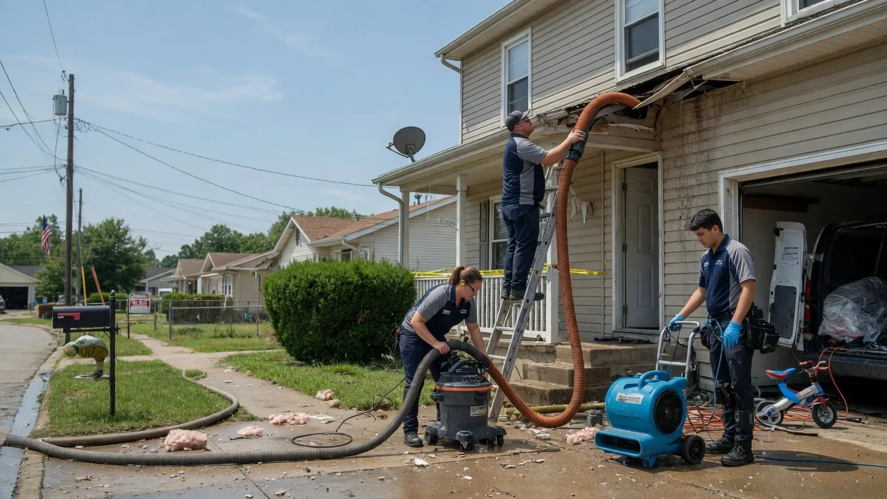 Water Damage Restoration in Triumph, IL near me